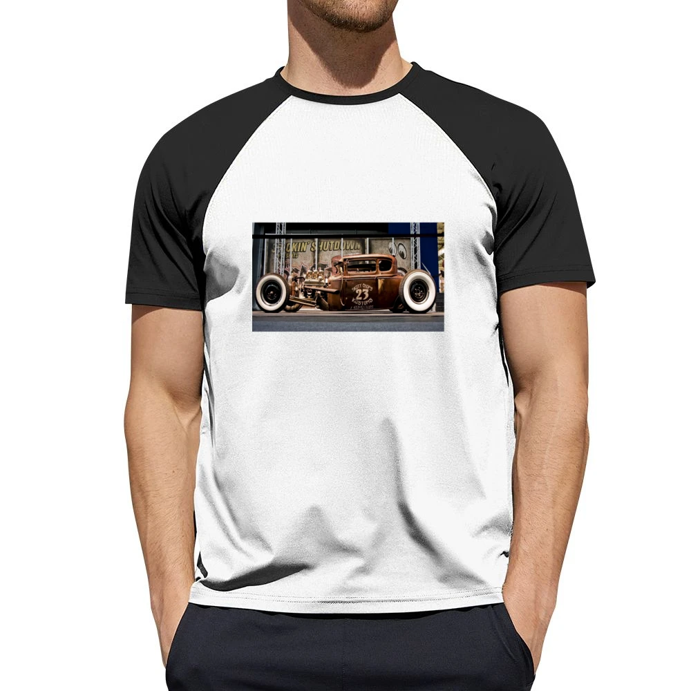 Rat Rod Poster Tshirt Men Short Sleeve T-Shirt