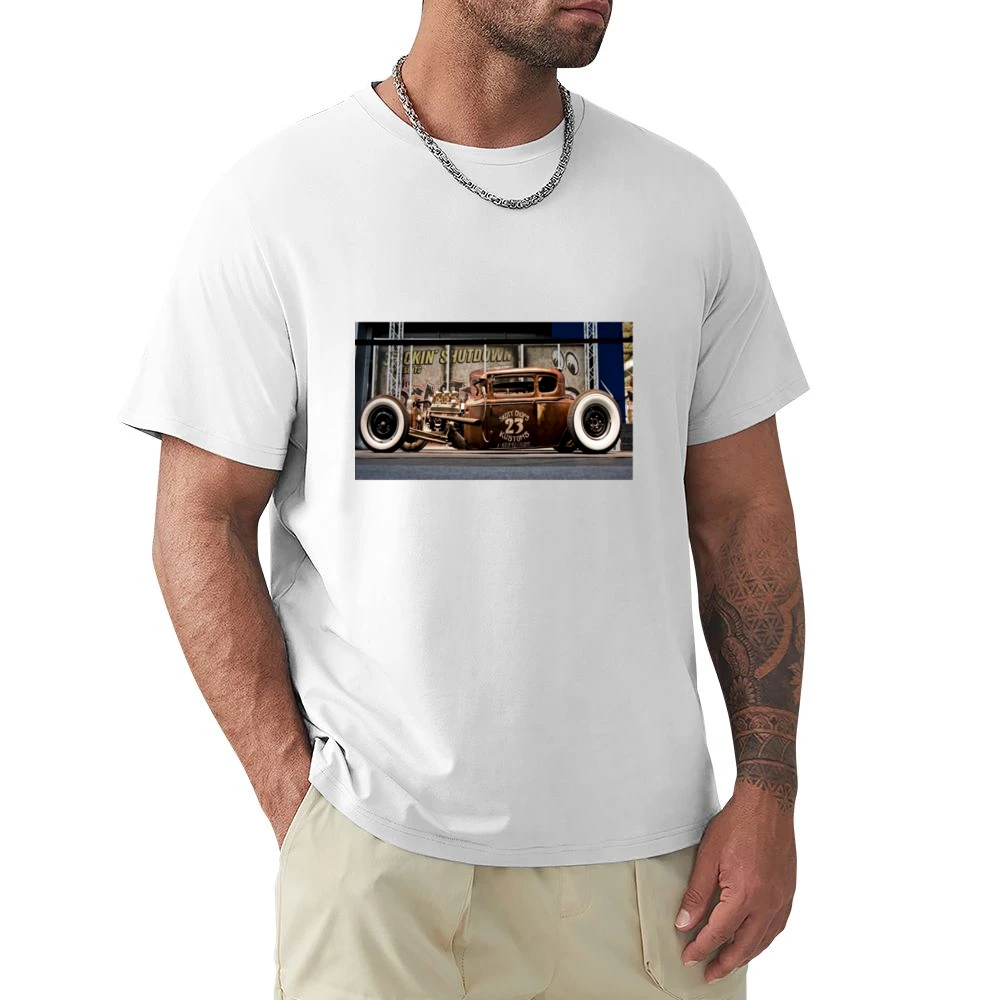 Rat Rod Poster Tshirt Premium Men T-shirt