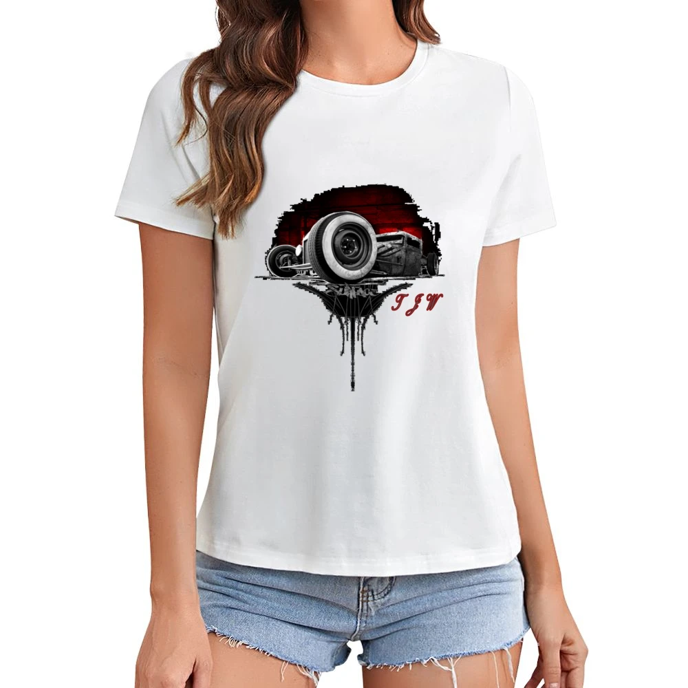 Rat Rod Tjw Asian Size Women Ladies T-shirt