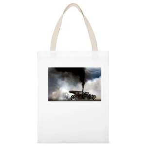 Rat Smoke show Tshirt White Canvas Tote Shopping Bag
