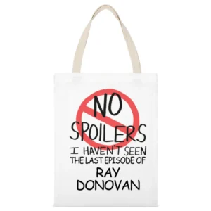 Ray Donovan No Spoilers Last Episode Tv Funny White Canvas Tote Shopping Bag