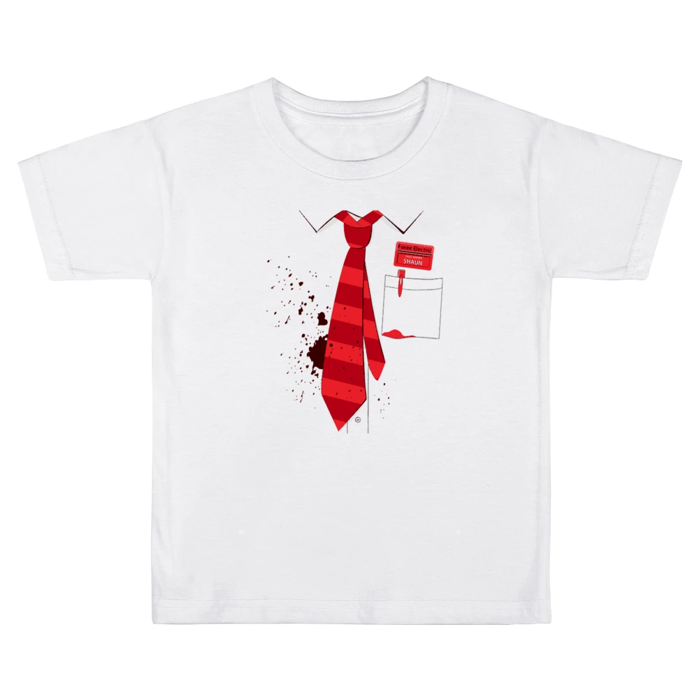 Red Ink stain on your shirt with red tie pen Kids Boys Girls T-Shirt