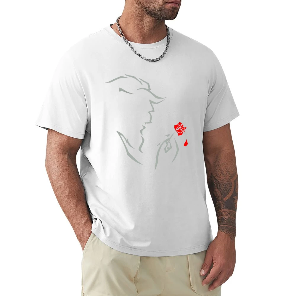 Red rose Beauty and the Beast Premium Men T-shirt
