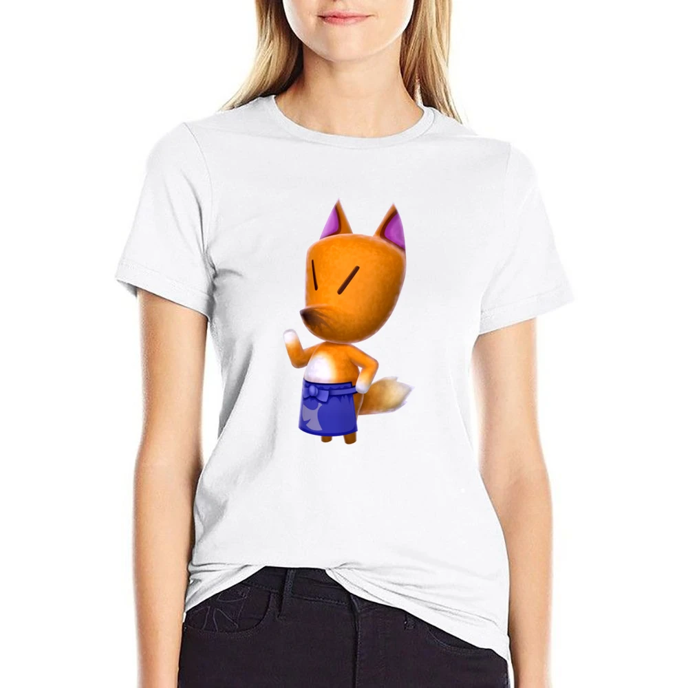 Redd From Animal Crossing Nintendo Character Video Game US Size Women Ladies T-shirt