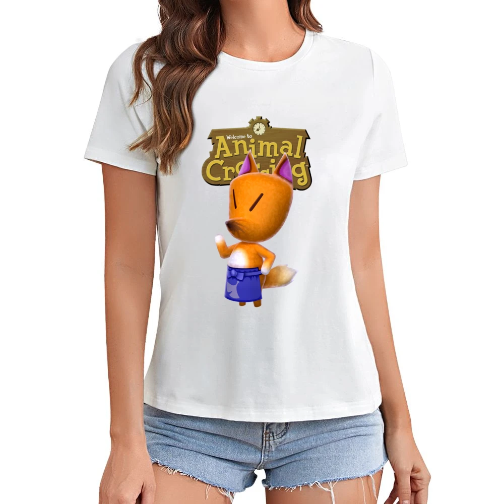 Redd From Animal Crossing Nintendo Video Game Fan Asian Size Women Ladies T-shirt