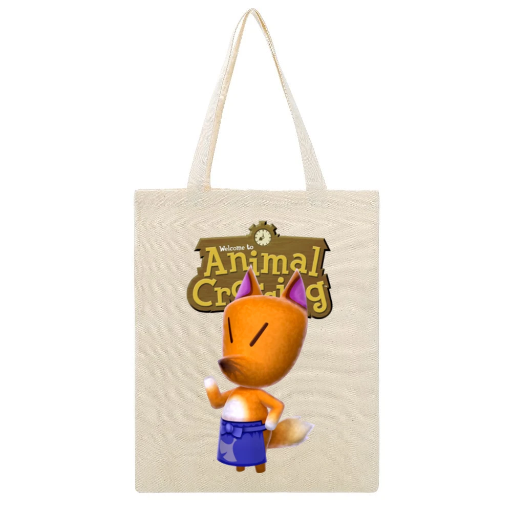Redd From Animal Crossing Nintendo Video Game Fan Beige Canvas Tote Shopping Bag