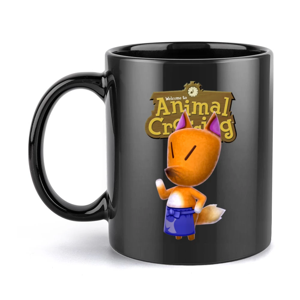 Redd From Animal Crossing Nintendo Video Game Fan Black Mug