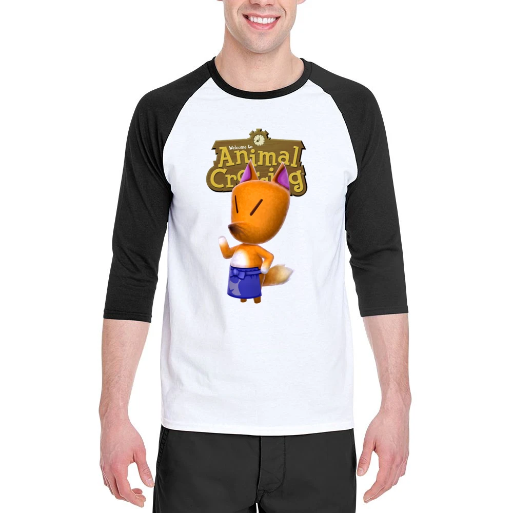 Redd From Animal Crossing Nintendo Video Game Fan Men 3/4 Sleeve T-Shirt