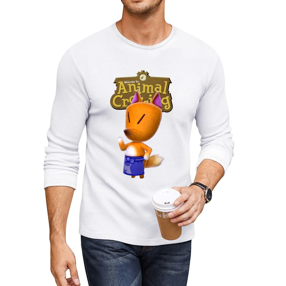 Redd From Animal Crossing Nintendo Video Game Fan Men CrewNeck Long Sleeve T-Shirt