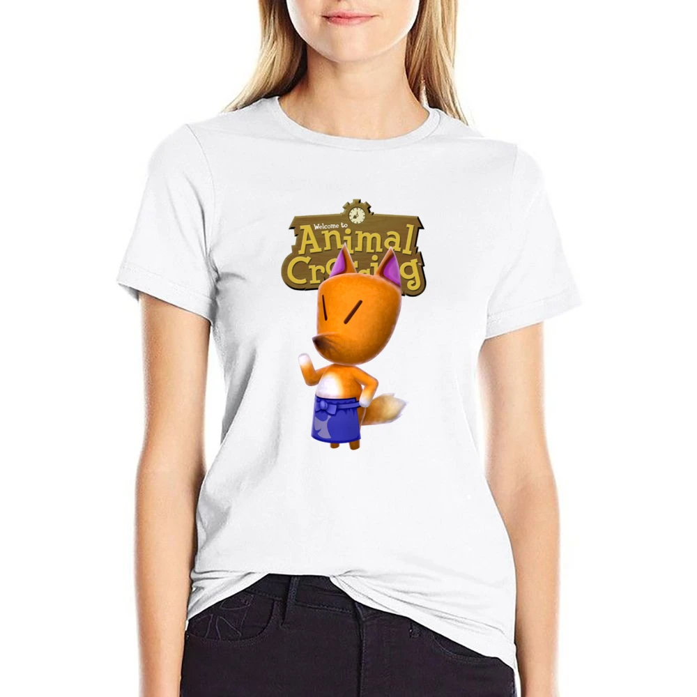 Redd From Animal Crossing Nintendo Video Game Fan US Size Women Ladies T-shirt