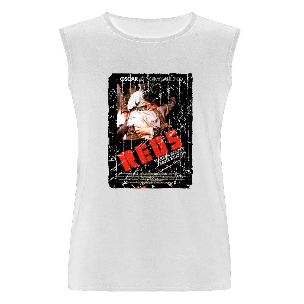 Reds Movie Poster Retro Aged Look Men Sleeveless T-Shirt
