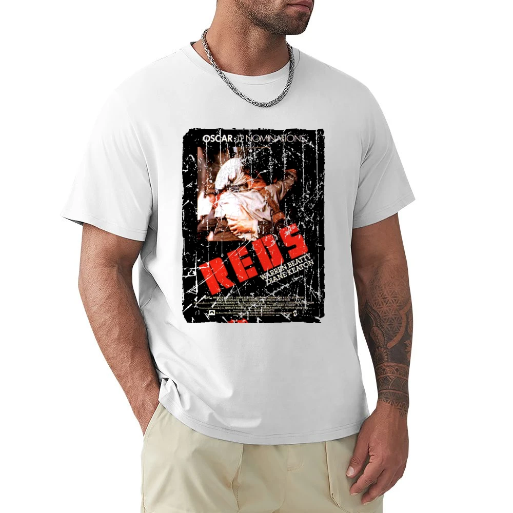 Reds Movie Poster Retro Aged Look Premium Men T-shirt