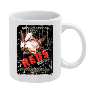 Reds Movie Poster Retro Aged Look White Mug