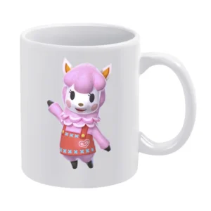 Reese From Animal Crossing Nintendo Character Video Game White Mug