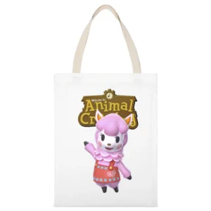 Reese From Animal Crossing Nintendo Video Game Fan White Canvas Tote Shopping Bag