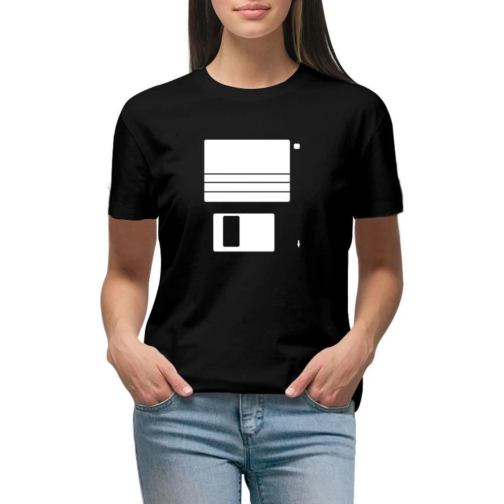 Remember this ? old data computer disket floppy Premium Women Ladies T-shirt