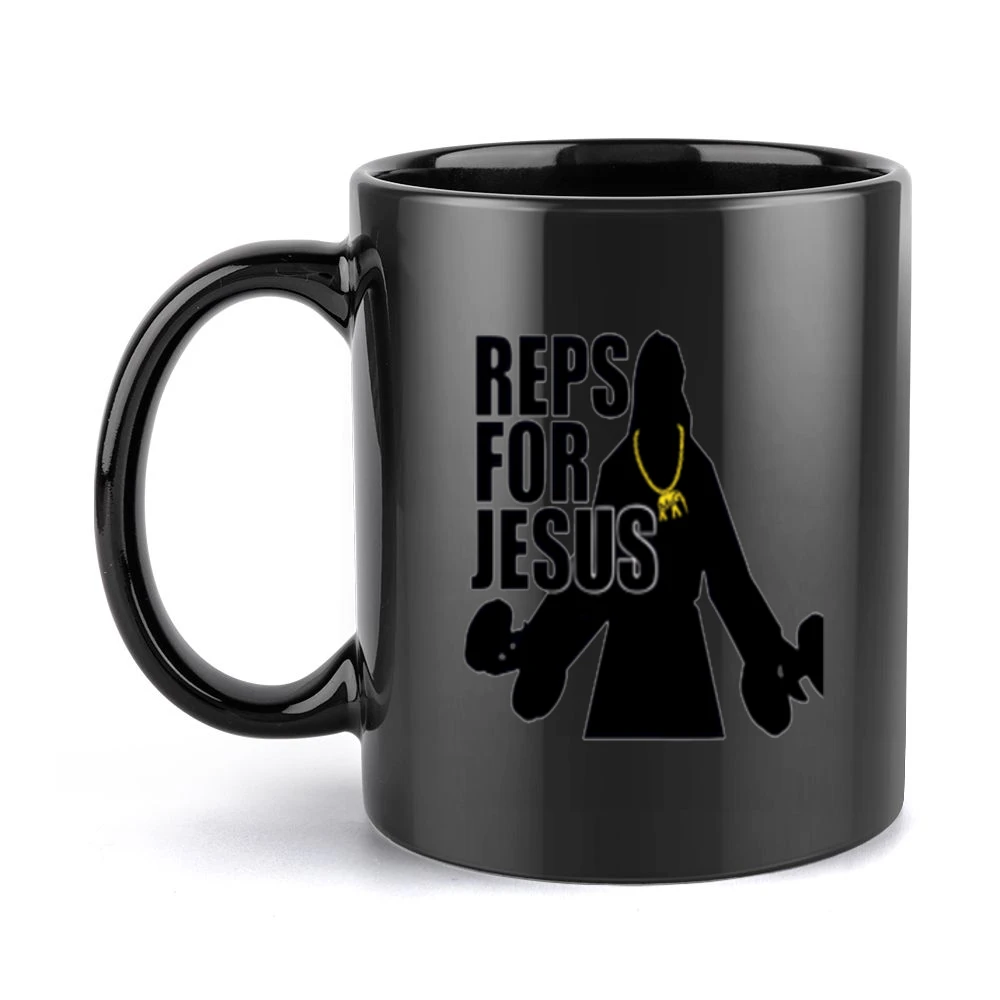 Reps For Jesus Tshirt Black Mug