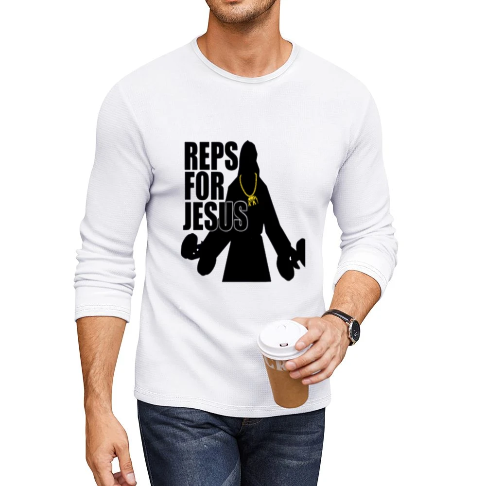Reps For Jesus Tshirt Men CrewNeck Long Sleeve T-Shirt