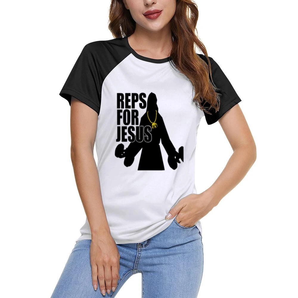 Reps For Jesus Tshirt Women Ladies Short Sleeve T-Shirt