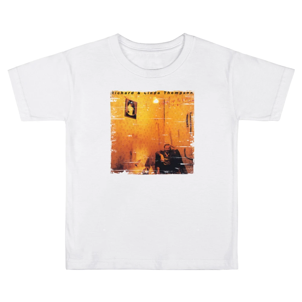 Richard and Linda Thompson Shoot Out The Lights Album Cover Distressed Kids Boys Girls T-Shirt