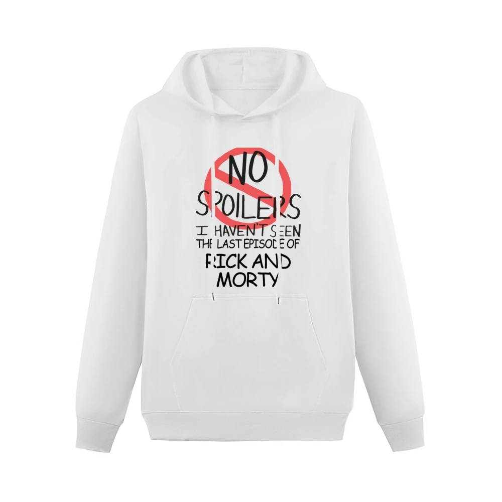 Rick And Morty No Spoilers Last Episode Tv Funny Men Hoodie With Pocket