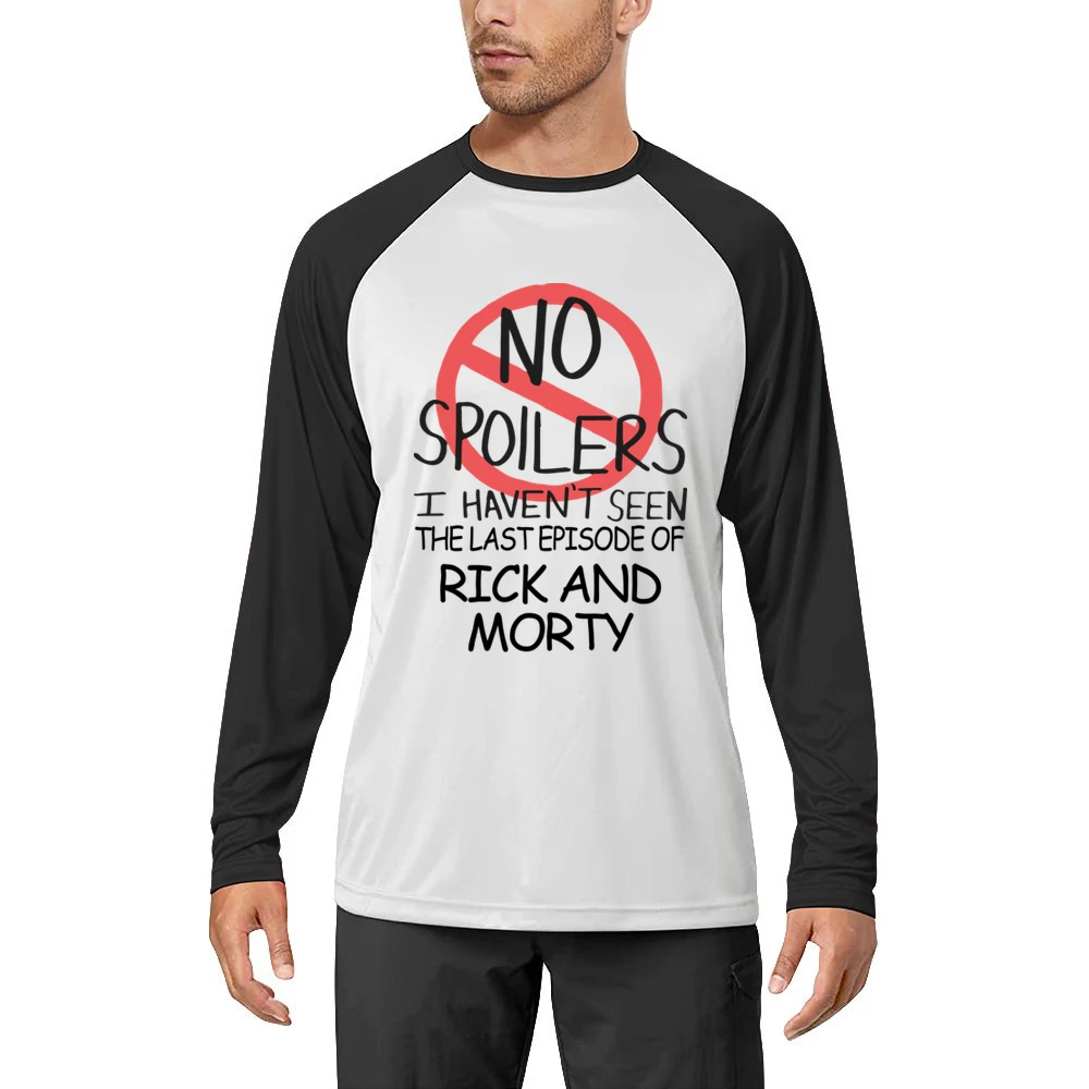 Rick And Morty No Spoilers Last Episode Tv Funny Men Long Sleeve T-Shirt