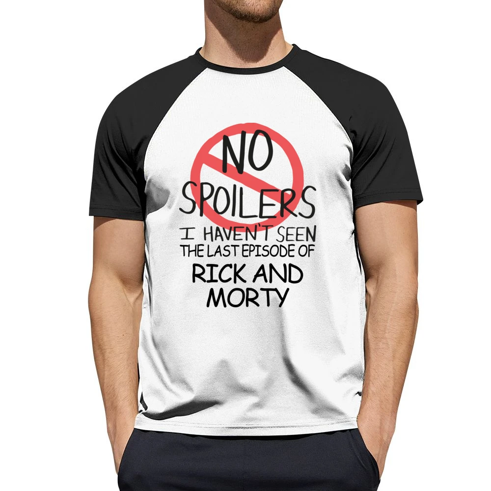 Rick And Morty No Spoilers Last Episode Tv Funny Men Short Sleeve T-Shirt