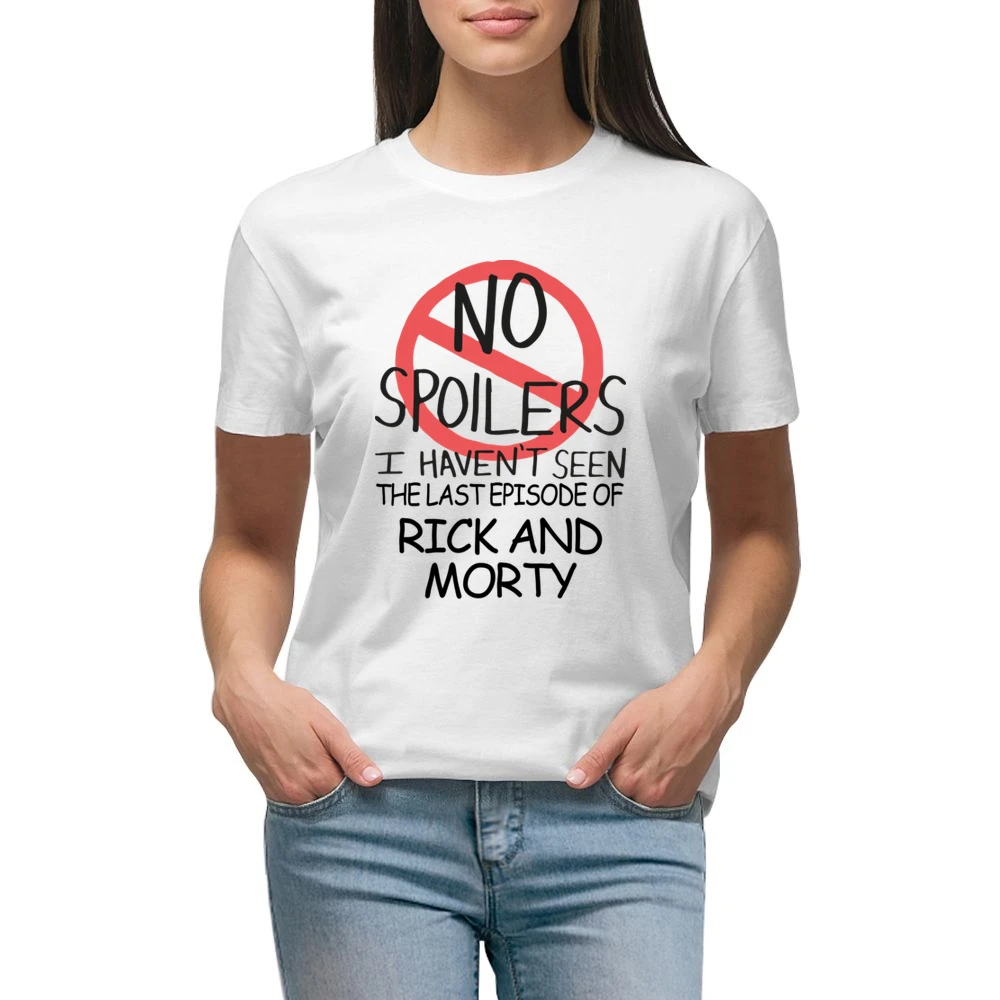 Rick And Morty No Spoilers Last Episode Tv Funny Premium Women Ladies T-shirt
