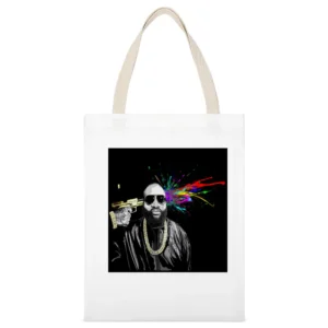 Rick Ross Blast Tshirt White Canvas Tote Shopping Bag