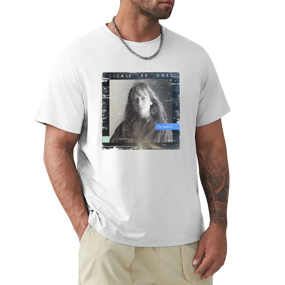 Rickie Lee Jones The Magazine Album Cover Distressed Image Premium Men T-shirt