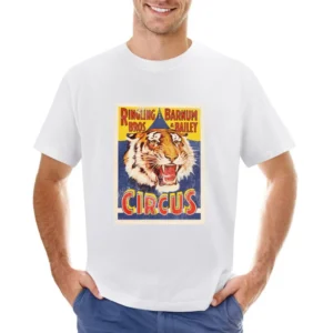 Ringling Bros And Barnum Bailey Circus Vintage Graphic Distressed Tren Asian Size Men T-Shirt