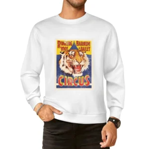 Ringling Bros And Barnum Bailey Circus Vintage Graphic Distressed Tren European Size Pullover Sweater
