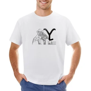 Rip Wheeler Beth Dutton Yellowstone Show Vintage Style Asian Size Men T-Shirt