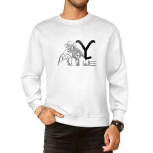 Rip Wheeler Beth Dutton Yellowstone Show Vintage Style European Size Pullover Sweater
