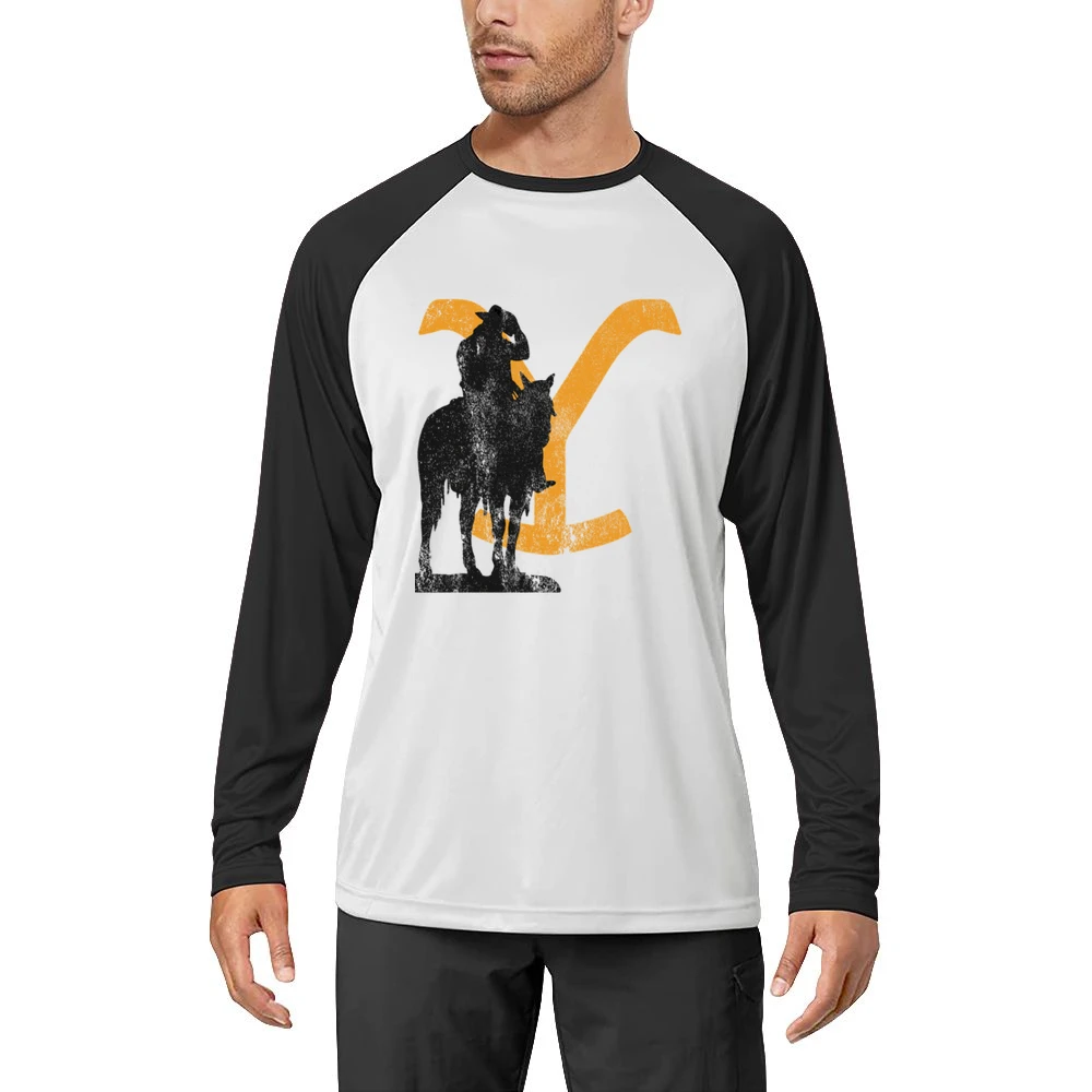 Rip Wheeler Cowboy Vintage Style Yellowstone Show Men Long Sleeve T-Shirt