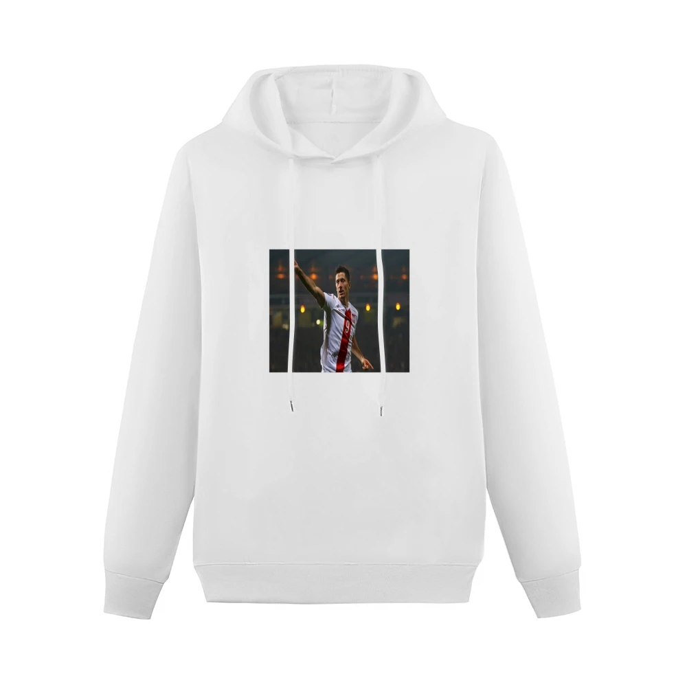 Robert Lewandowski Polish Soccer Tshirt Men Hoodie Without Pocket