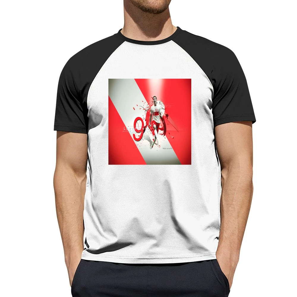 Robert Lewandowski Polish Soccer Tshirt (all styles and available) Men Short Sleeve T-Shirt