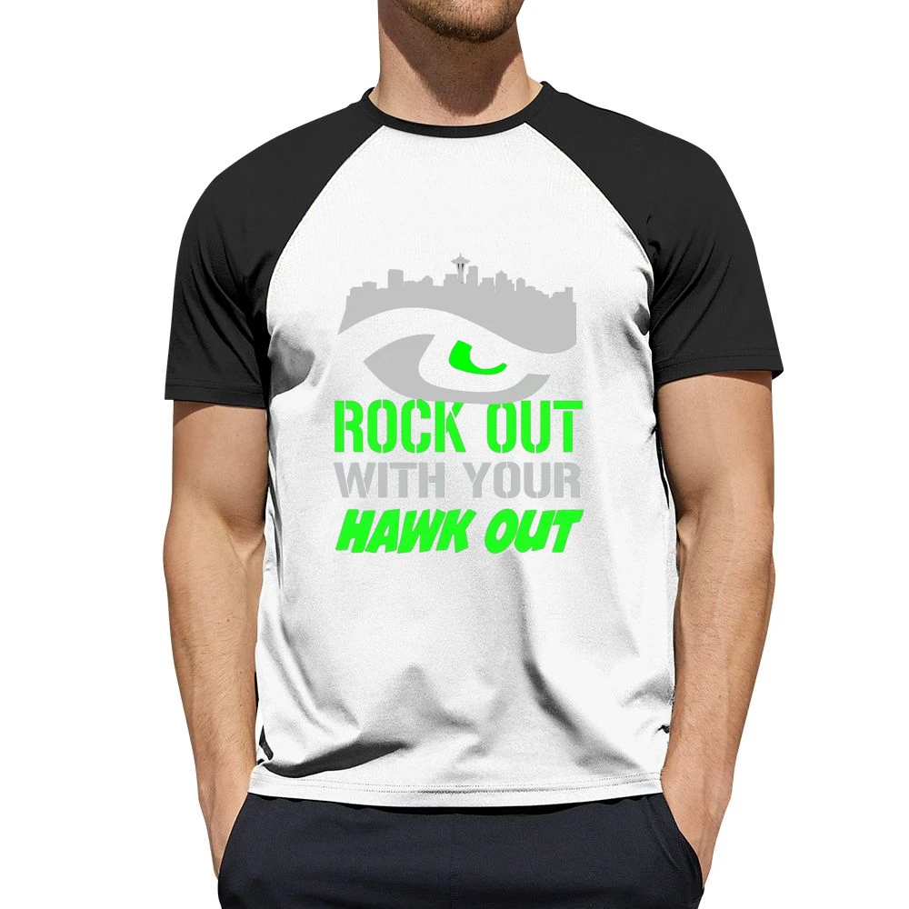 Rock Out with you HAWK out Tshirt Men Short Sleeve T-Shirt