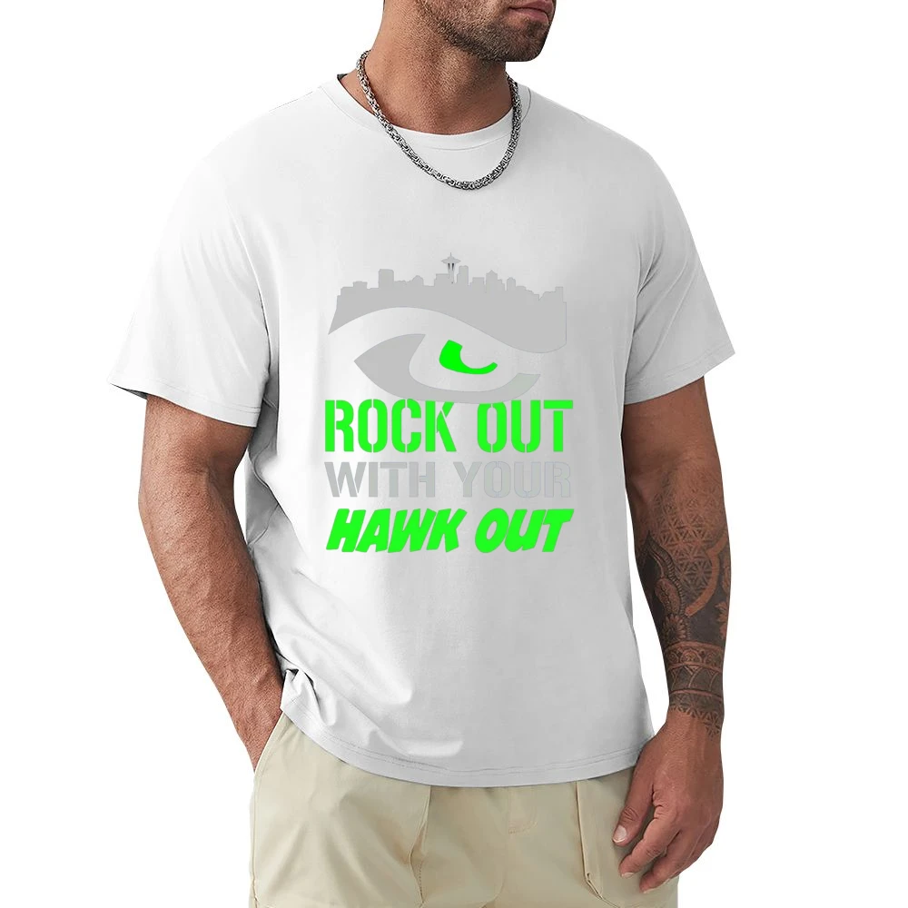 Rock Out with you HAWK out Tshirt Premium Men T-shirt
