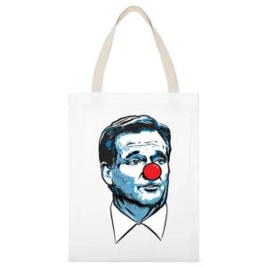 Roger Goodell Is A Clown Pats New England Football Matt Patricia Repli White Canvas Tote Shopping Bag