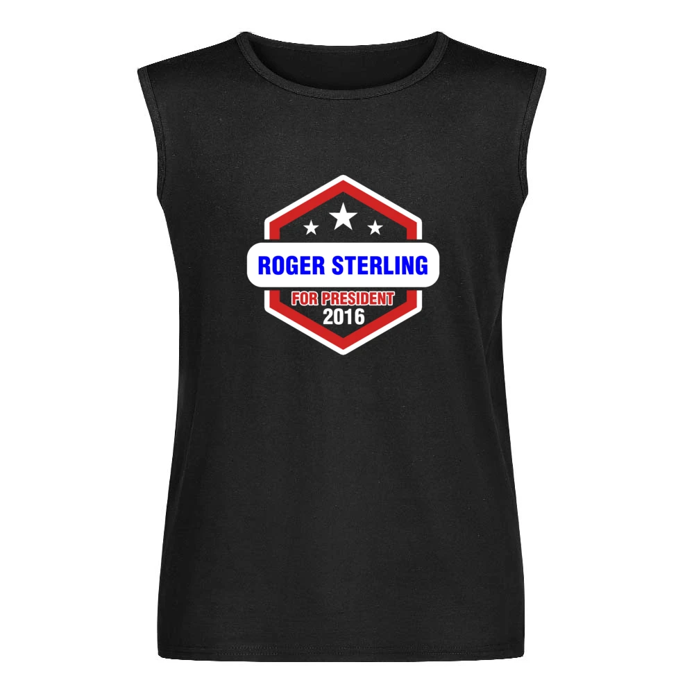 Roger Sterling For President 2016 Mad Men TV Show Men Sleeveless T-Shirt