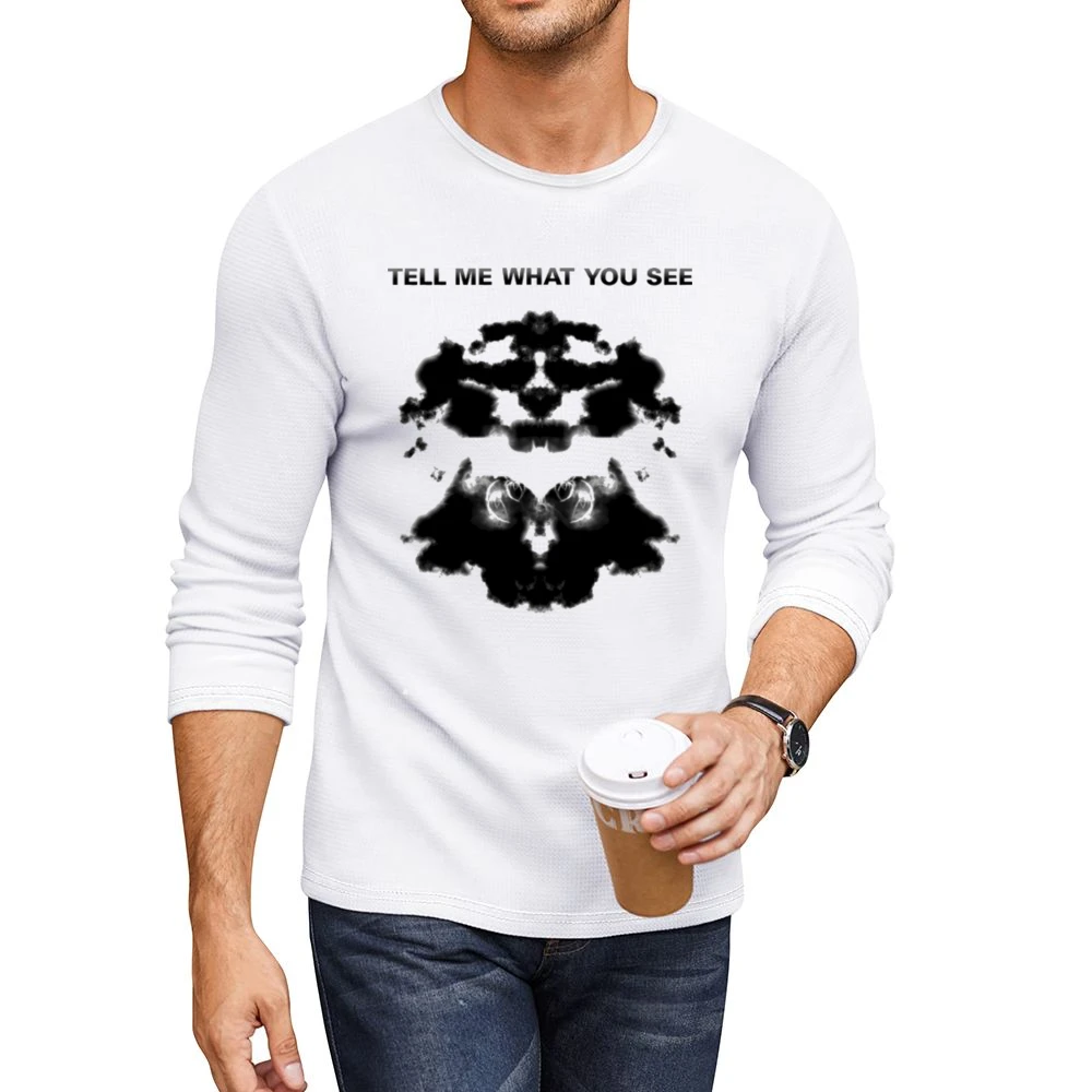 Rorschach tell me what you see Men CrewNeck Long Sleeve T-Shirt