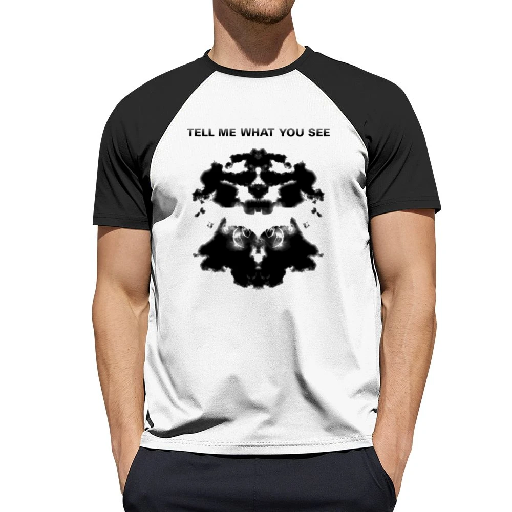 Rorschach tell me what you see Men Short Sleeve T-Shirt