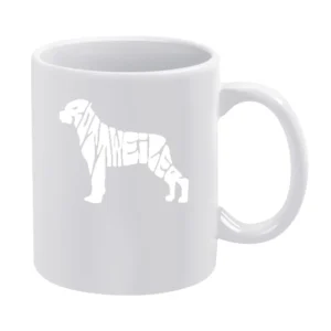 Rottwieler White Mug