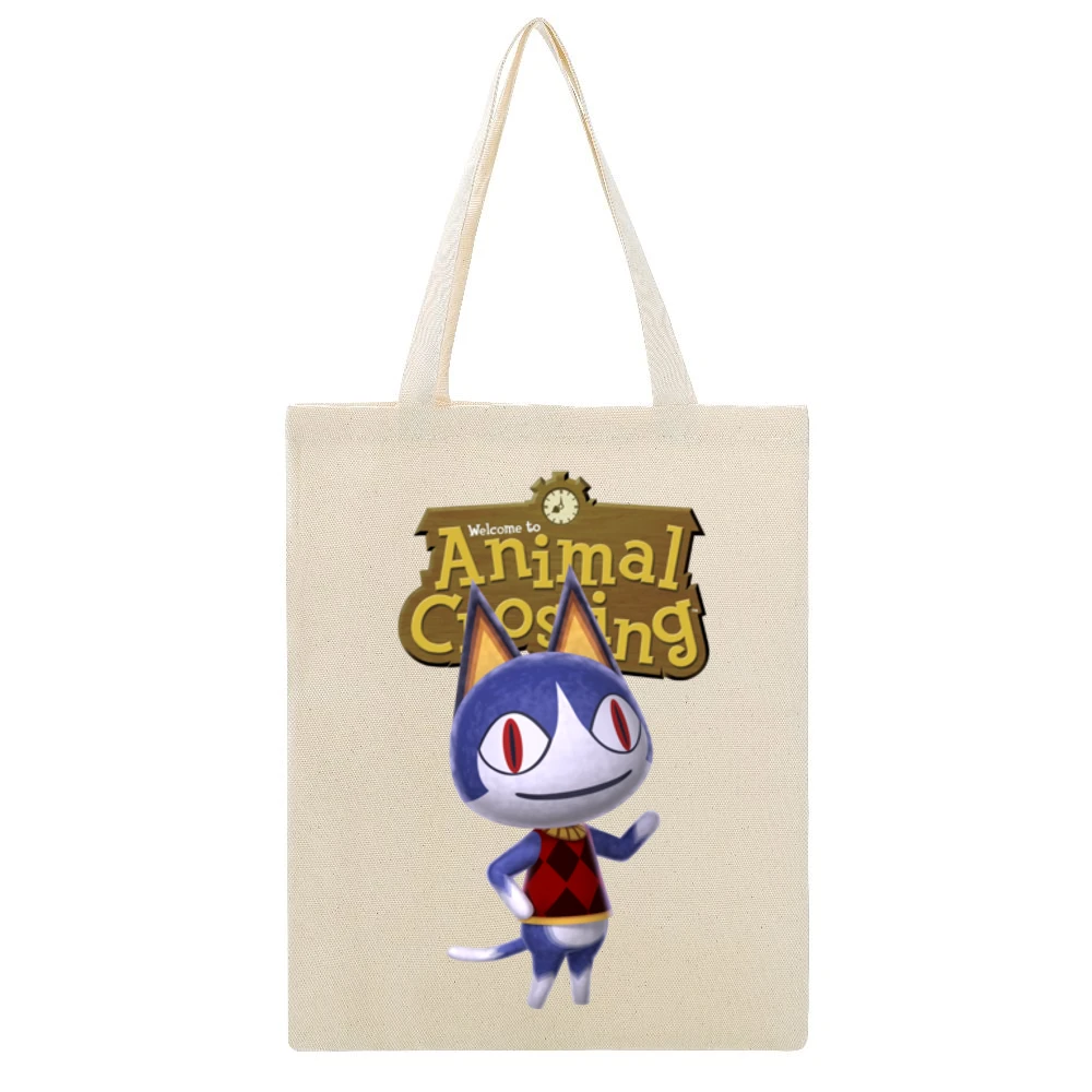 Rover From Animal Crossing Nintendo Video Game Fan Beige Canvas Tote Shopping Bag