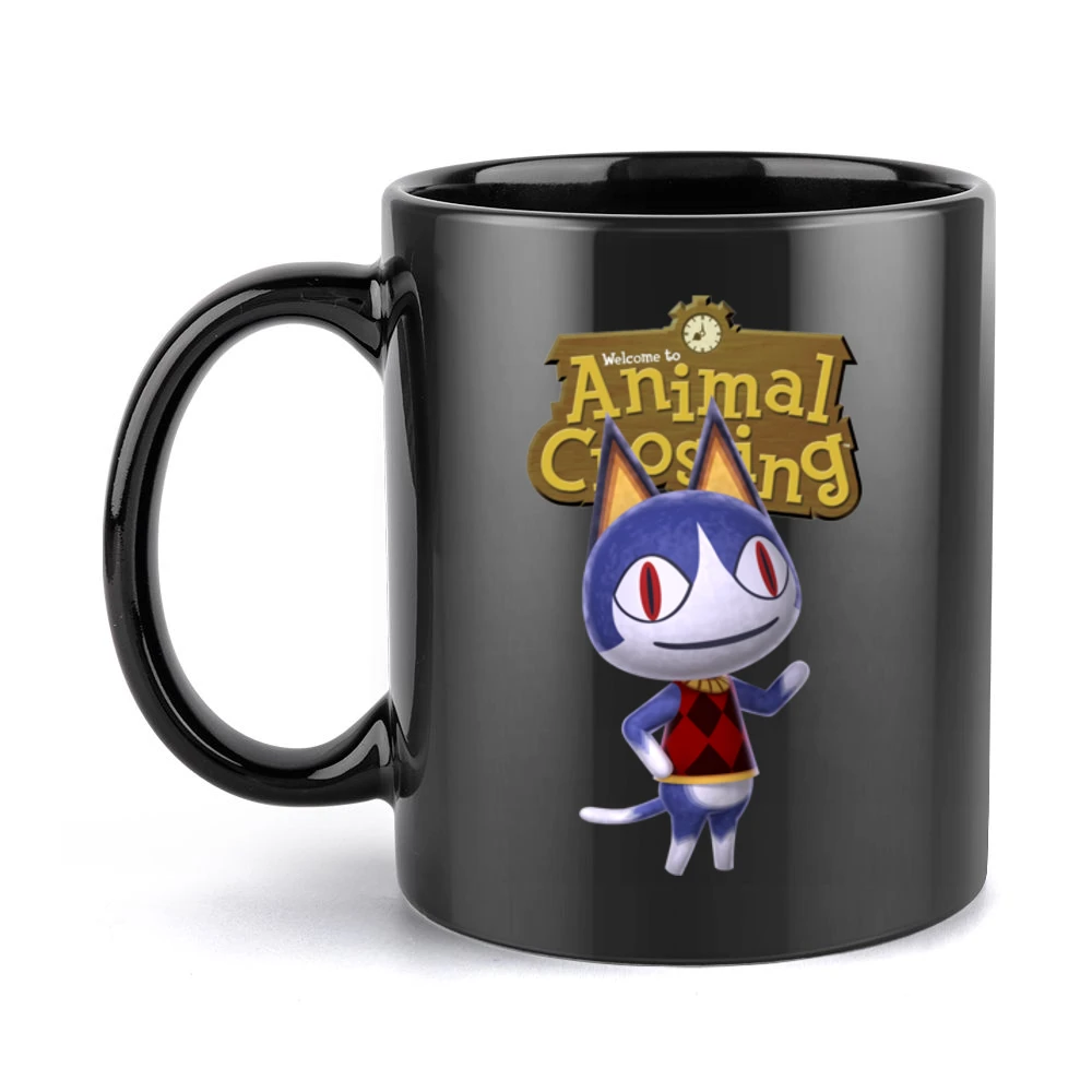 Rover From Animal Crossing Nintendo Video Game Fan Black Mug