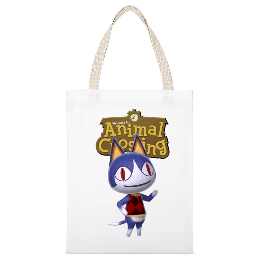 Rover From Animal Crossing Nintendo Video Game Fan White Canvas Tote Shopping Bag