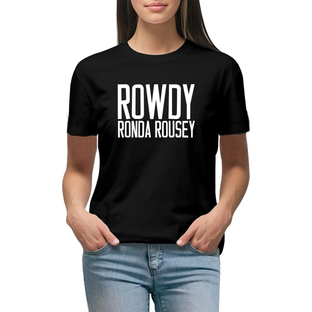 Rowdy Ronda Rousey Woman Ultimate Fighter Vs Zingano 184 Champion T Sh Premium Women Ladies T-shirt