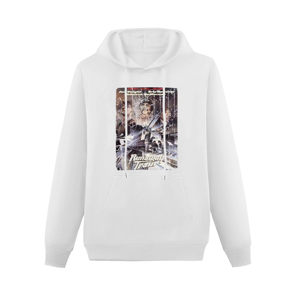 Runaway Train Movie Poster Retro Aged Look Men Hoodie With Pocket