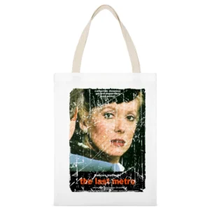 Runaway Train Movie Poster Retro Aged Look White Canvas Tote Shopping Bag